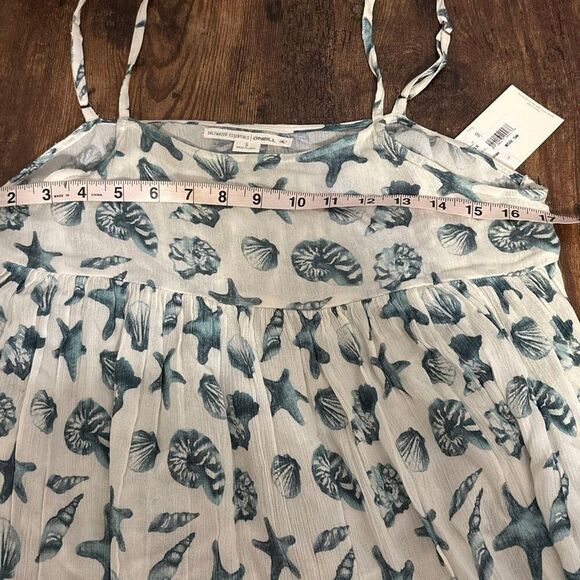 NWT ONeill Rilee Saltwater Essential printed dress beach/starfish/shell cover S - Picture 11 of 12